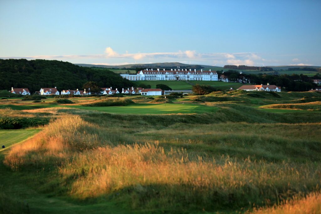 Play golf in Scotland at Trump Turnberry on the King Robert the Bruce Course.