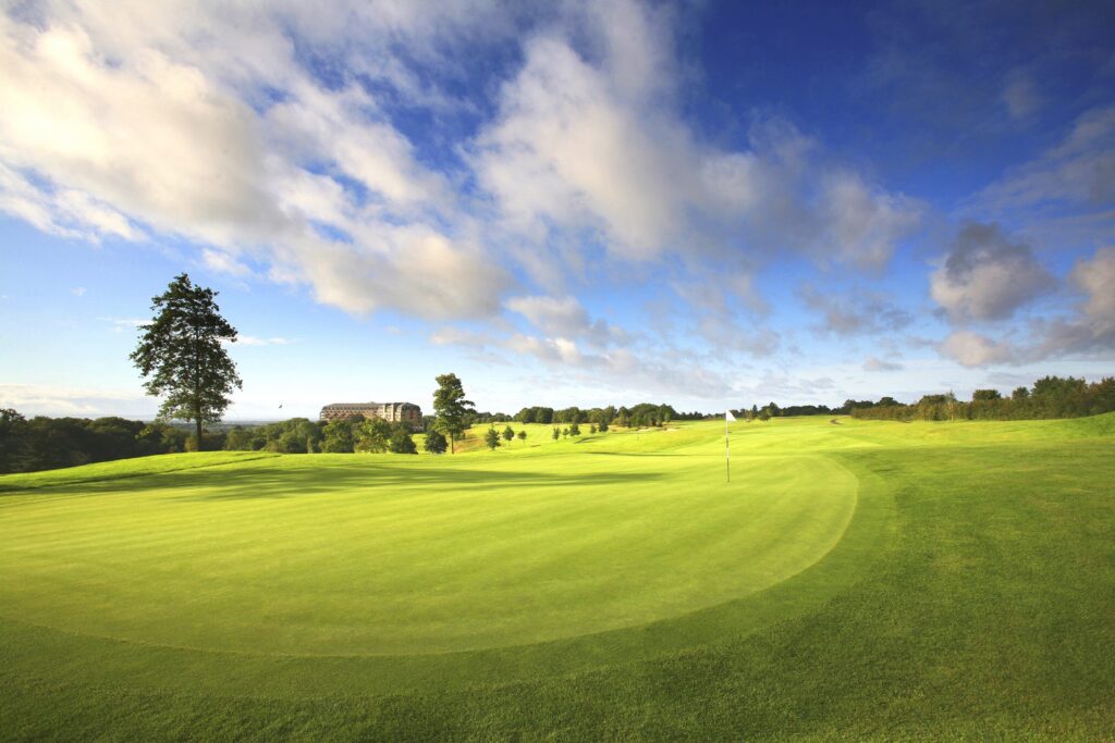 Play golf in Wales on The Roman Road Course at Celtic Manor Resort.