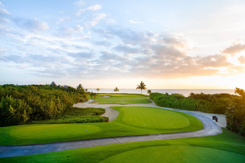 Play golf in Mexico at El Camaleon Golf Course