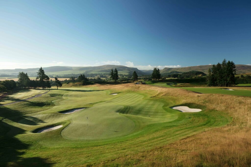 18th hole at PGA Centenary course at Gleneagles