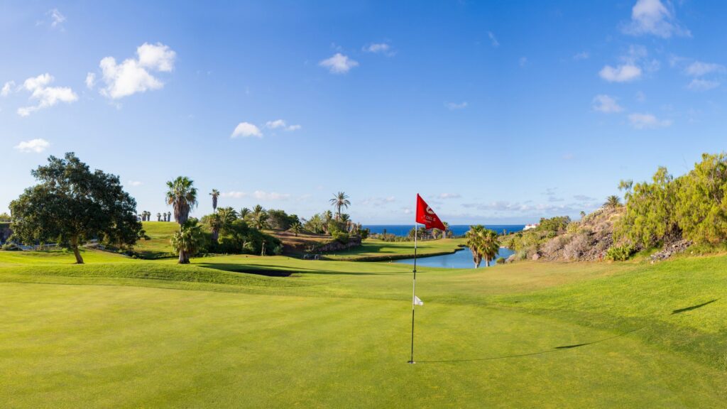 Play golf in Tenerife at Golf del Sur Golf Course.
