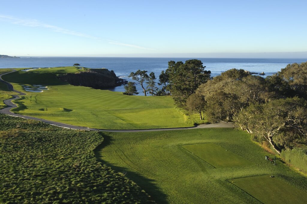 Hole 6 at Pebble Beach Golf Links in California