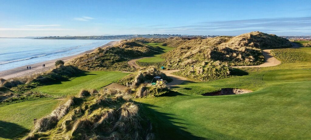 Play golf in Ireland at Corballis Links Golf Club